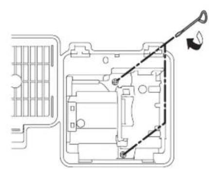 EPSON PowerLite Cinema 550 - Replacing the Lamp - 6