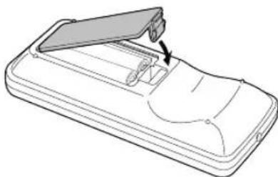 EPSON PowerLite 821p - Replacing the Batteries - 3