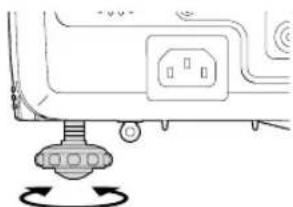 EPSON PowerLite 821p - Adjusting the Height of Your Image - 2