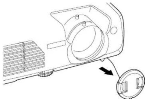 EPSON PowerLite 821p - Turning On the Projector - 1