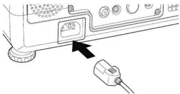 EPSON PowerLite 821p - Turning On the Projector - 2