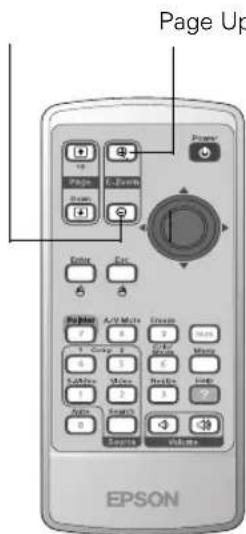 Page Up EPSON