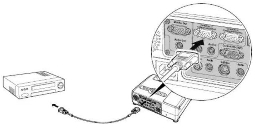 Diagram showing audio connection between a device and an oscilloscope, with labeled ports and cable connections.