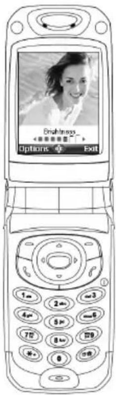 Brightness Options Exit 1m 2m 3m 4m 5m 6m 7m 8m 9m 0