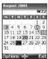 MITSUBISHI M750 - CALENDAR - 3