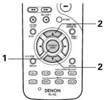 DENON AVR-4802R - REMOTE CONTROL UNIT: - 3