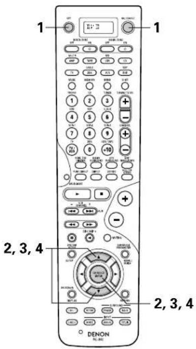DENON AVR-4802R - Resetting the punch through setting - 10