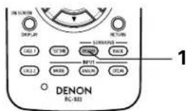 DENON AVR-4802R - [6] Switching the surround speakers - 1