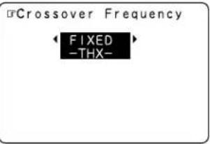 DENON AVR-4802R - Setting the Crossover Frequency - 3