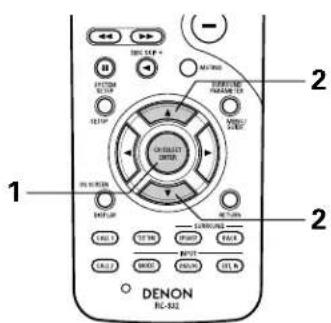 DENON AVR-4802R - REMOTE CONTROL UNIT: - 3