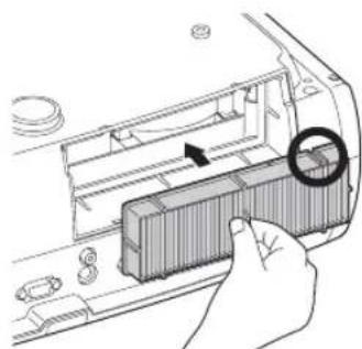 EPSON PowerLite Pro Cinema 9100 - Cleaning and Replacing the Air Filter - 4