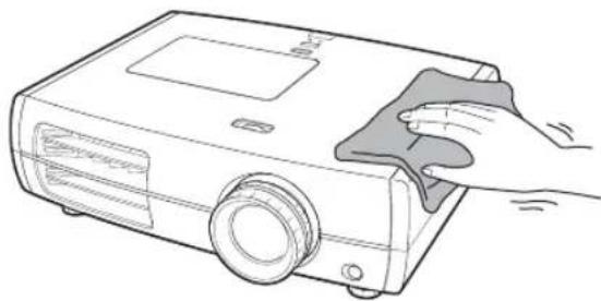 EPSON PowerLite Pro Cinema 9100 - Cleaning the Projector Case - 1