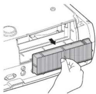 EPSON PowerLite Pro Cinema 9100 - Cleaning and Replacing the Air Filter - 2