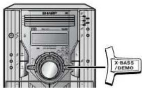 SHARP CD-G10000 - To cancel the demonstration mode: - 1