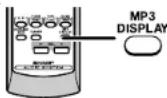 SHARP CD-G10000 - To change the display (MP3 discs only) - 1