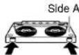 SHARP CD-G10000 - Erase-prevention tab of cassette tapes: - 1
