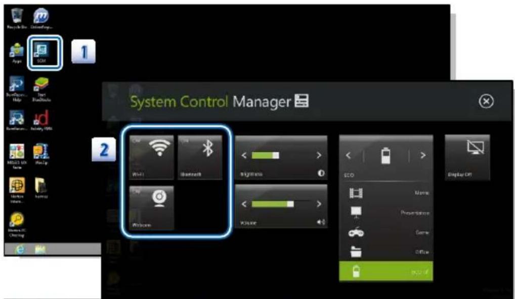 MSI W20 3M - Wireless / Bluetooth/ Camera Functions - 2