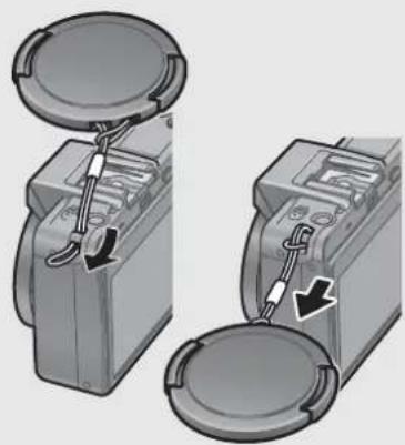 RICOH Caplio GX100 VF Kit - Attaching the handstrap to the camera - 3
