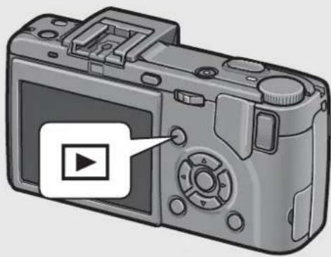 RICOH Caplio GX100 VF Kit - Press the ▶ (Playback) button. - 1