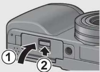 Diagram of a camera module with numbered annotations indicating component placement
