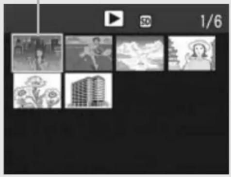 RICOH Caplio GX100 VF Kit - Press the ☐ (Thumbnail Display) button again during three-frame view. - 1
