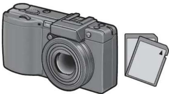 RICOH Caplio GX100 VF Kit - Where images are recorded- - 2