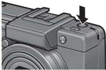 RICOH Caplio GX100 VF Kit - Press the Fn (Function) button. - 1