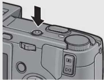 RICOH Caplio GX100 VF Kit - Press the POWER button. - 1
