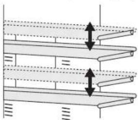 MITSUBISHI MR-BF325EK - Adjustable shelving TV - 1