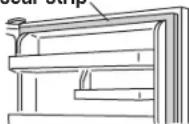 MITSUBISHI MR-BF325EK - The door seal strip - 1