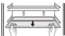 MITSUBISHI MR-BF325EK - Two-way flexishelf - 2