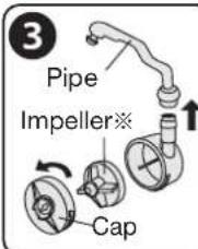 3 Pipe Impeller※ Cap