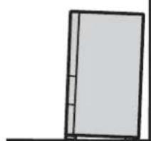 Simple line drawing of a door frame with no text or symbols