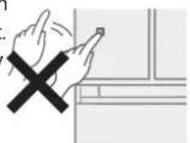 MITSUBISHI MR-LX630EM - In the following cases, the display may not change even when you touch it. - 3