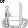 MITSUBISHI MR-LX630EM - Installing and Transporting - 2