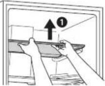 MITSUBISHI MR-CX492EP-BST-A2 - Glass shelf / One-two shelf - 1