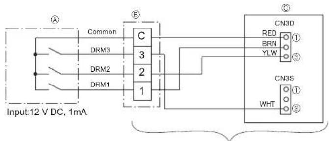MITSUBISHI MXZ-8C140VAMD - OUTDOOR UNIT INPUT/OUTPUT CONNECTOR - 3