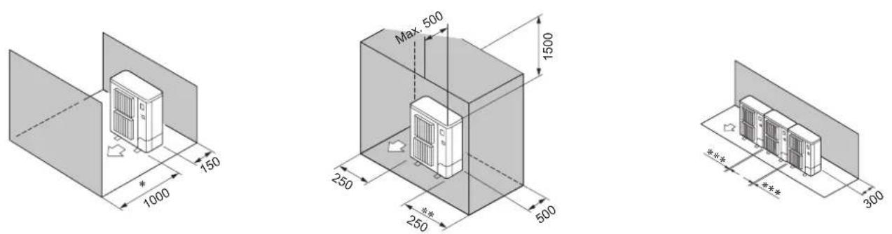MITSUBISHI MXZ-8C140VAMD - Windy location installation - 2