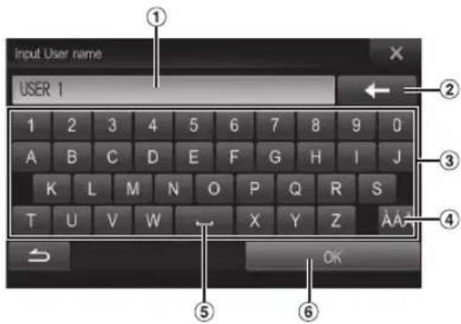 Input User name USER 1 1 2 3 4 5 6 7 8 9 0 A B C D E F G H I J K L M N O P Q R S T U V W X Y Z AA OK