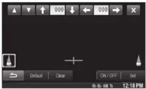 000 000 Default Clear ON/OFF Set 12:18 PM