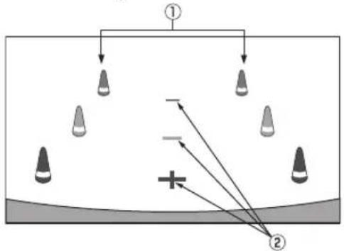 Diagram illustrating light reflection and refraction with labeled components and directional arrows