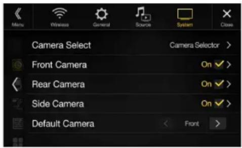 ALPINE X110 - Setting Multi Camera to On/Off - 1