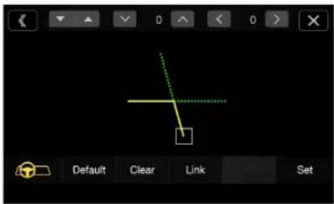 ALPINE X110 - Side Camera screen example - 1