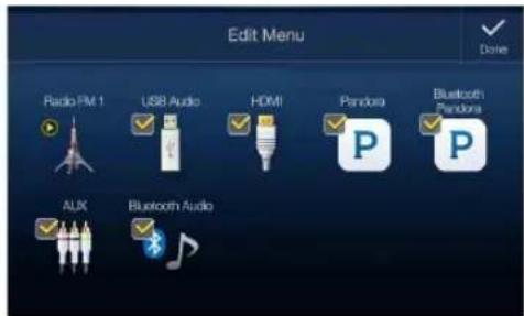 ALPINE X110 - Touch the desired source icon in the Menu screen for at least 2 seconds. - 1