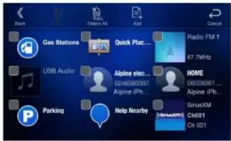 ALPINE X110 - Changing Item Names - 1