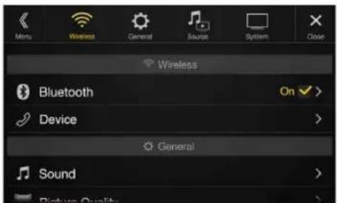 ALPINE X110 - Touch [Setup]. - 1
