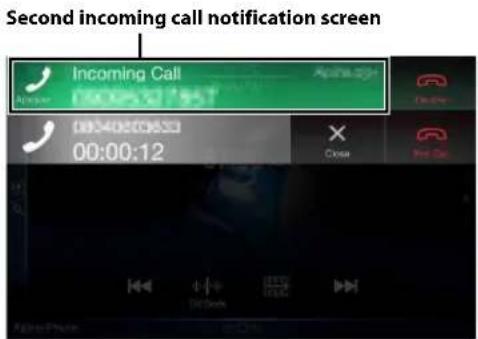 ALPINE X110 - Call Waiting Function - 1