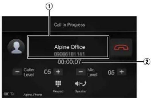 ALPINE X110 - Operations During a Conversation - 1