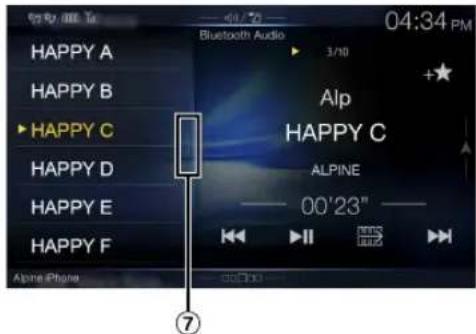ALPINE X110 - ■ Quick Search mode screen example - 1