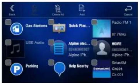 ALPINE X110 - Changing Icons (only the Shortcut Dialing and Navigation icons) - 3